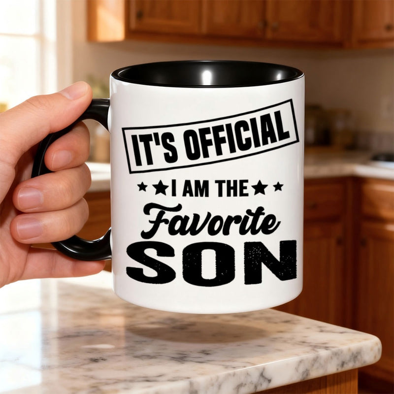 Tailorly Black Accent 11 oz Mug - its official son design