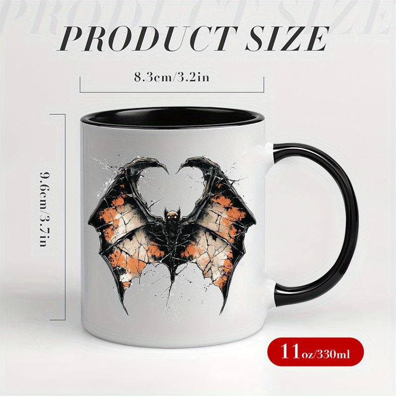 Tailorly Black Accent 11 oz Mug - bat