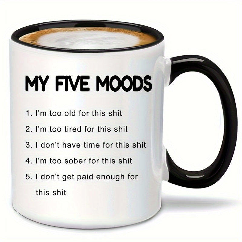 Tailorly Black Accent 11 oz Mug - my five quote the office