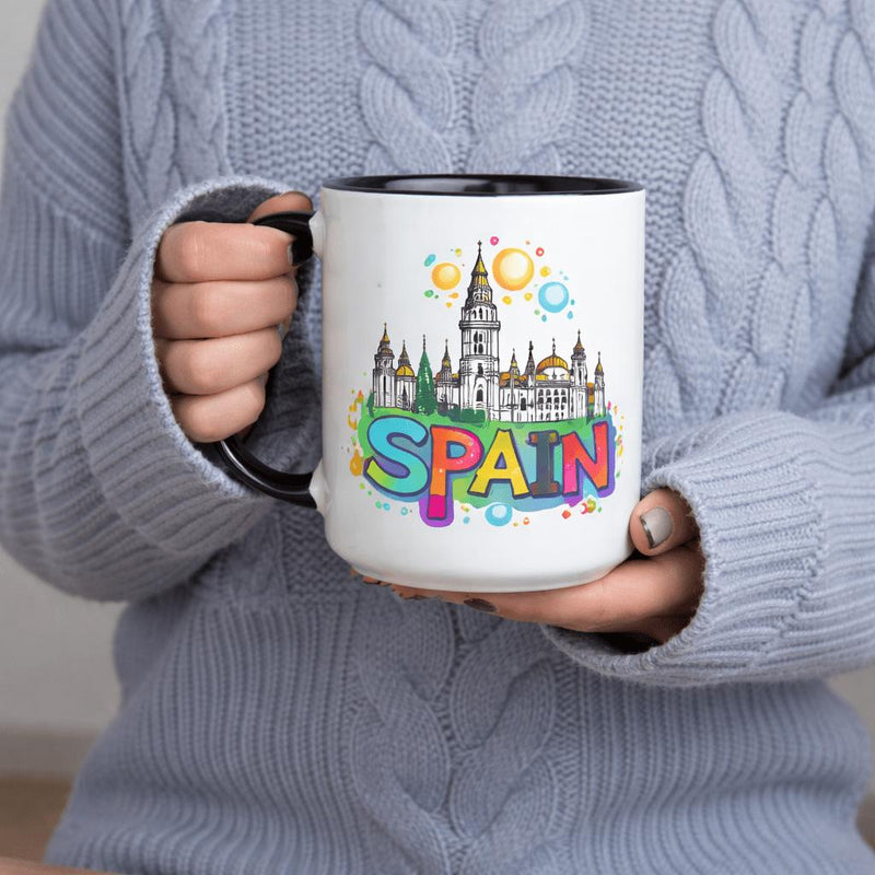 Tailorly Black Accent 11 oz Mug - vibrant colorful text