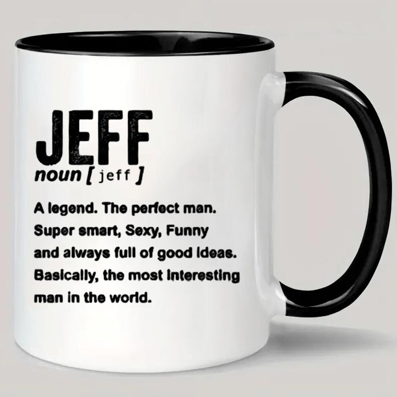 Tailorly Black Accent 11 oz Mug - humorous design