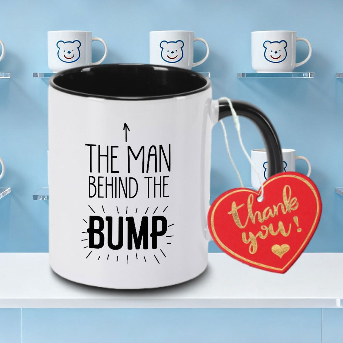 Tailorly Black Accent 11 oz Mug - Logo