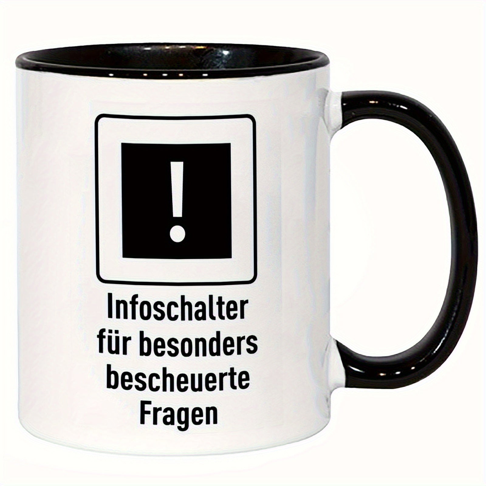 Tailorly Black Accent 11 oz Mug - friends and colleagues that them special silly question