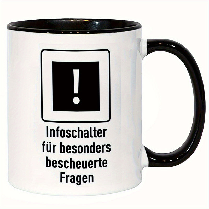 Tailorly Black Accent 11 oz Mug - friends and colleagues that them special silly question