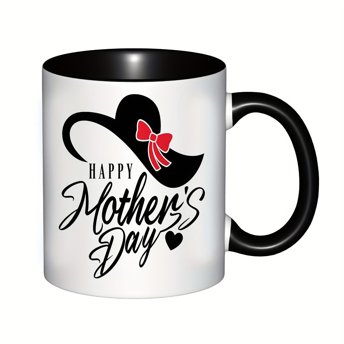 Tailorly Black Accent 11 oz Mug - elegant hat design