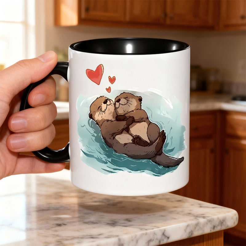 Tailorly Black Accent 11 oz Mug - cute