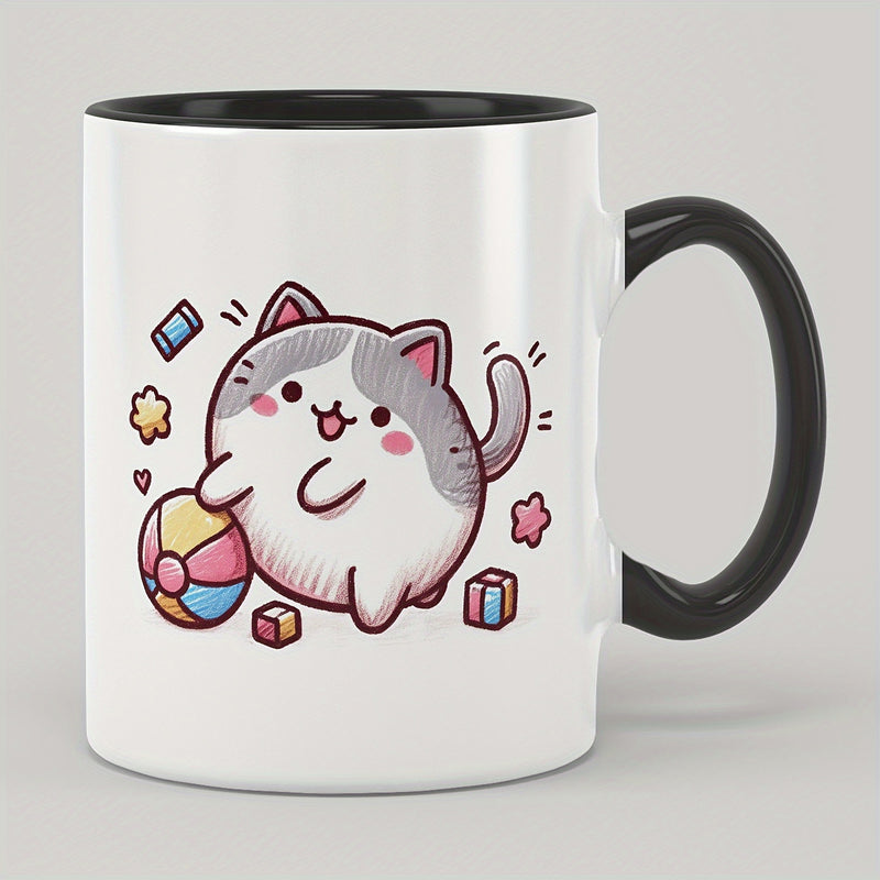 Tailorly Black Accent 11 oz Mug - humorous and adorable design