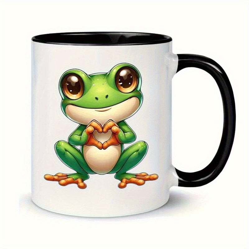 Tailorly Black Accent 11 oz Mug - animal design