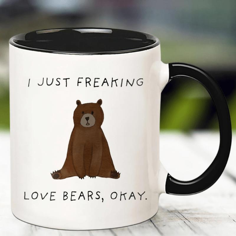 Tailorly Black Accent 11 oz Mug - item picture 1pc 11oz ceramics coffee mug white just gift friend novelty cup black_2a6fcc1cba32469f8c69d5d7a9859b2c