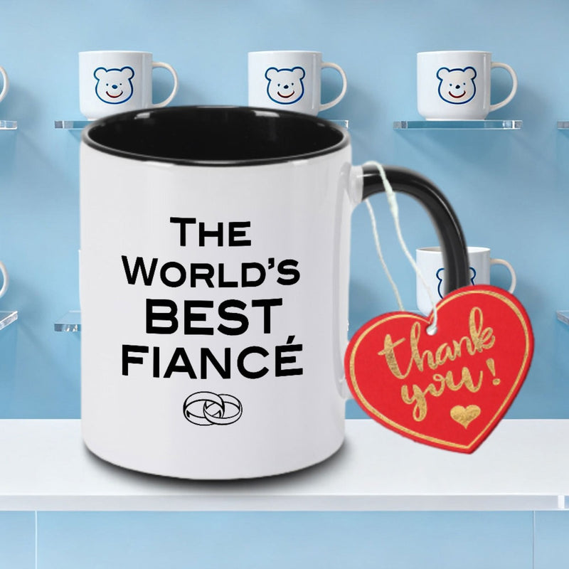 Tailorly Black Accent 11 oz Mug - The World's Best Logo