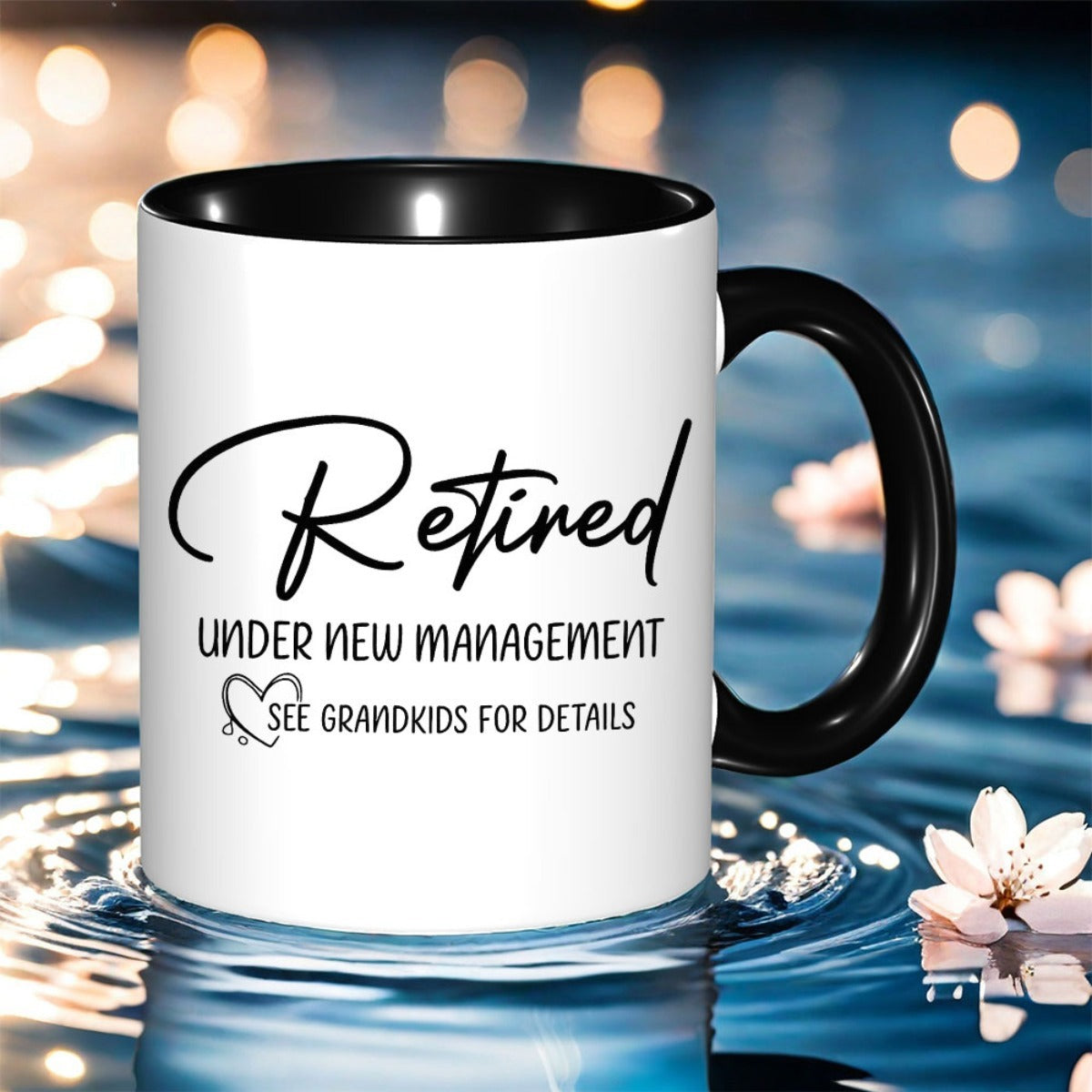 Tailorly Black Accent 11 oz Mug - stylish design
