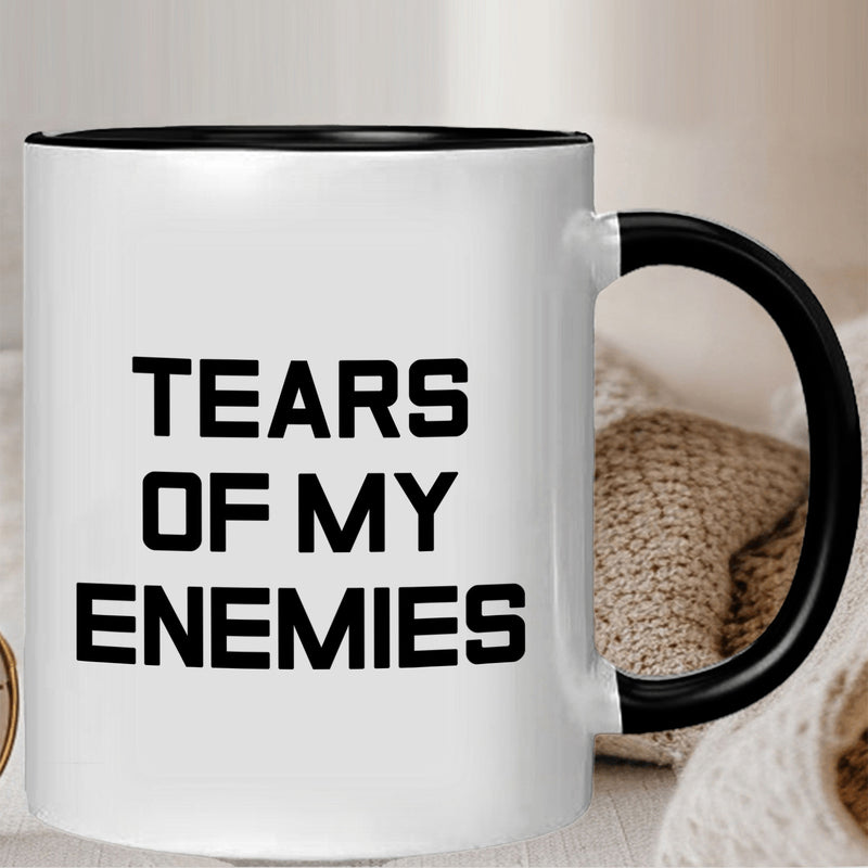 Tailorly Black Accent 11 oz Mug - inspirational quote