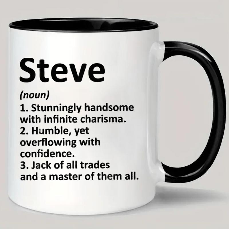 Tailorly Black Accent 11 oz Mug - humorous definition text