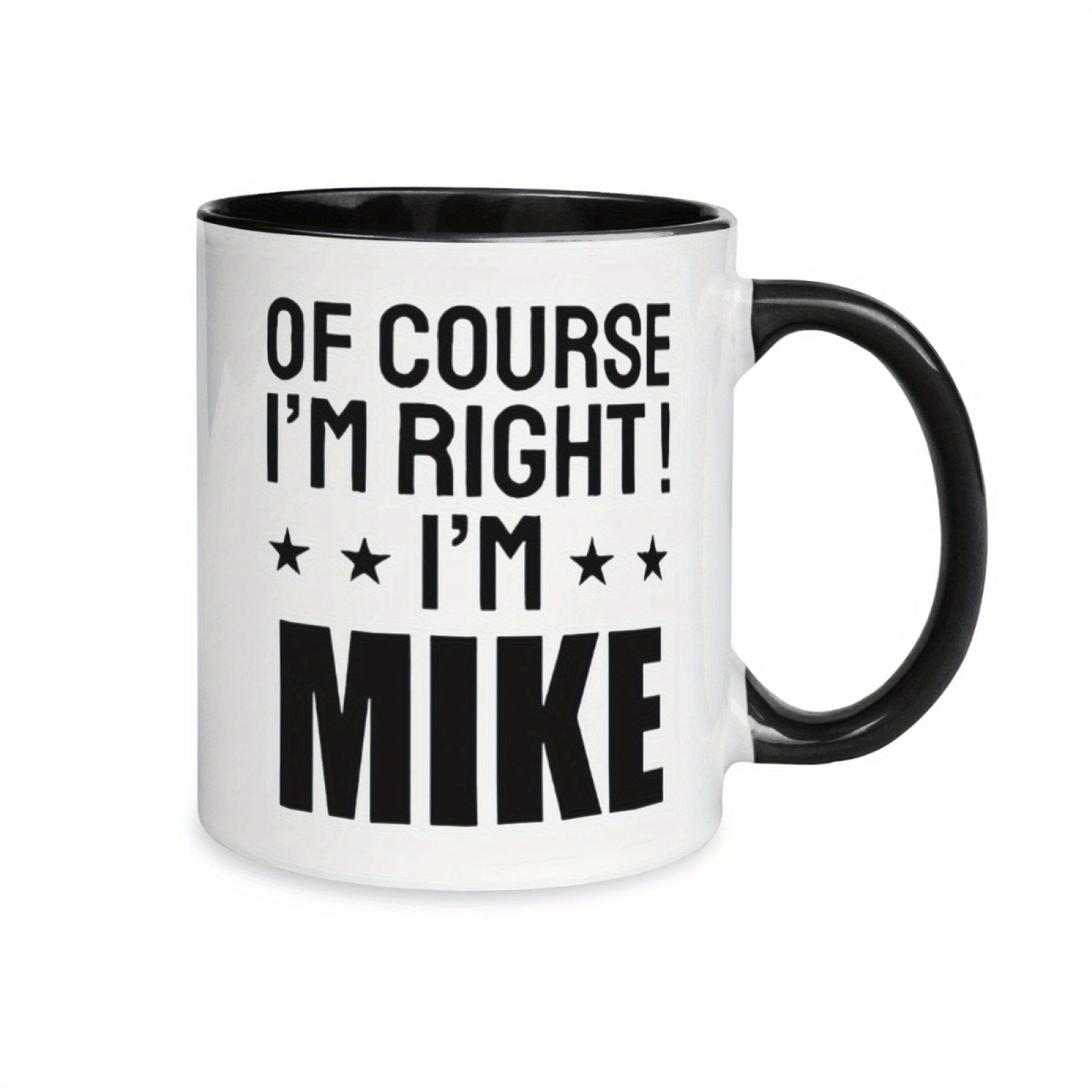 Tailorly Black Accent 11 oz Mug - face