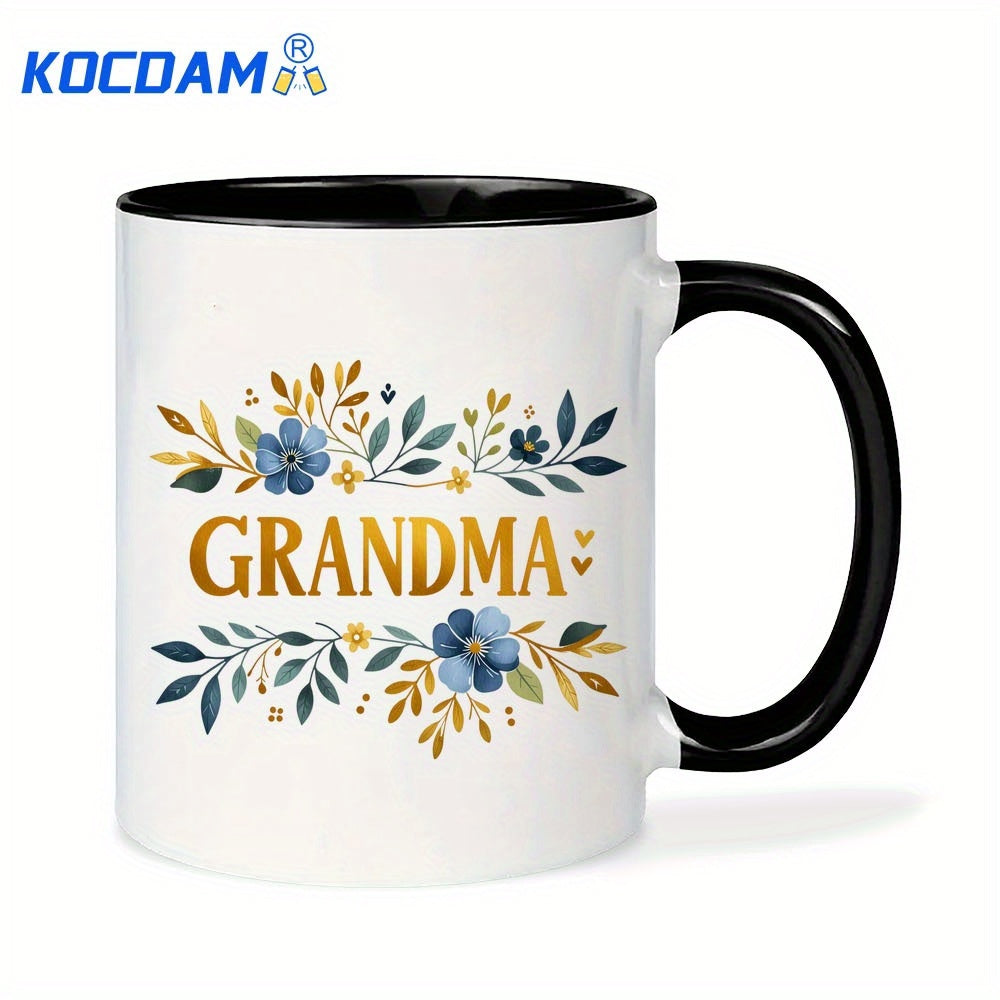 Tailorly Black Accent 11 oz Mug - funny coffee mug grandma and creative valentines day gift for wife