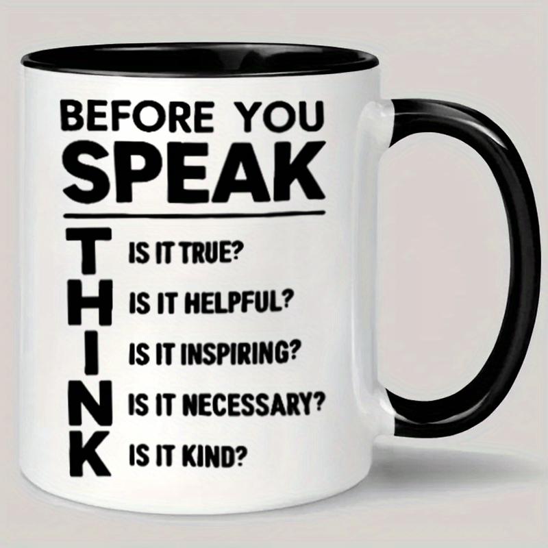 Tailorly Black Accent 11 oz Mug - inspirational quote