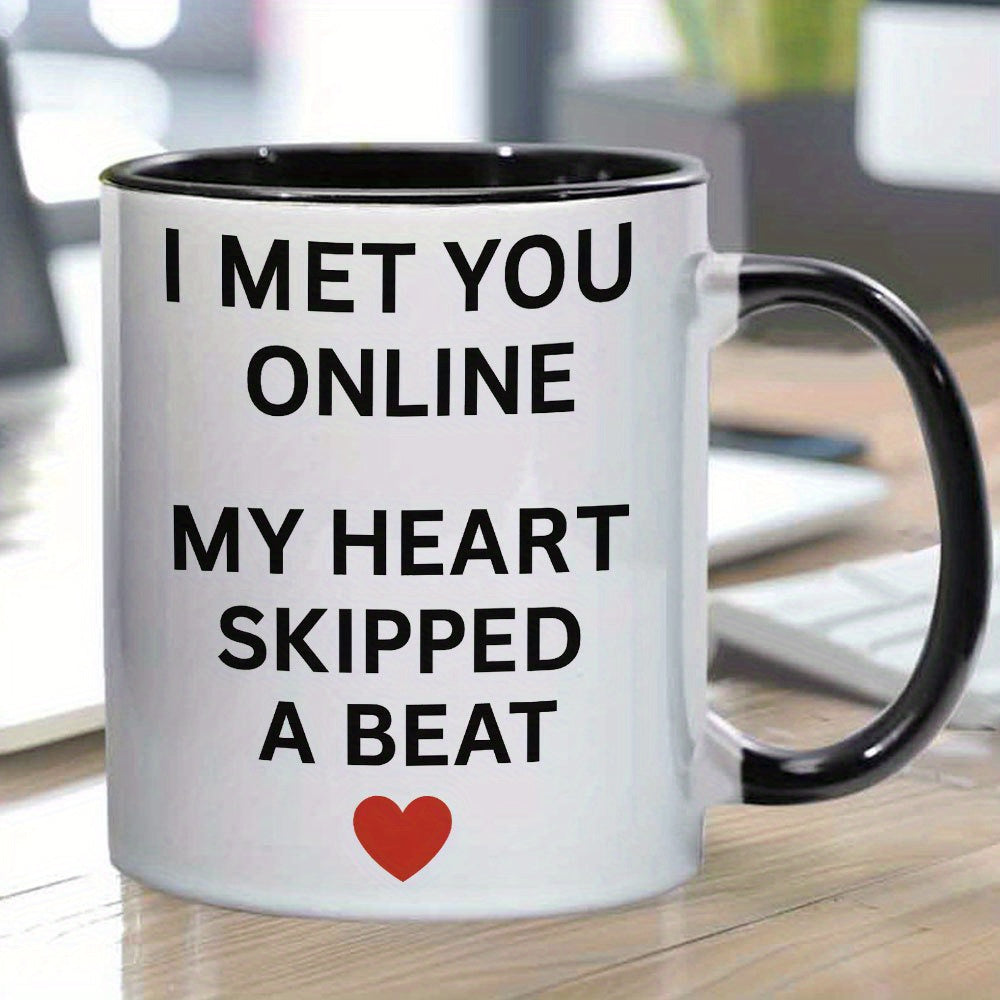 Tailorly Black Accent 11 oz Mug - online meeting quote