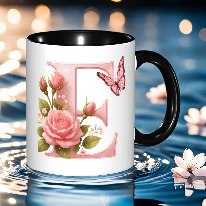 Tailorly Black Accent 11 oz Mug - large print birthday design