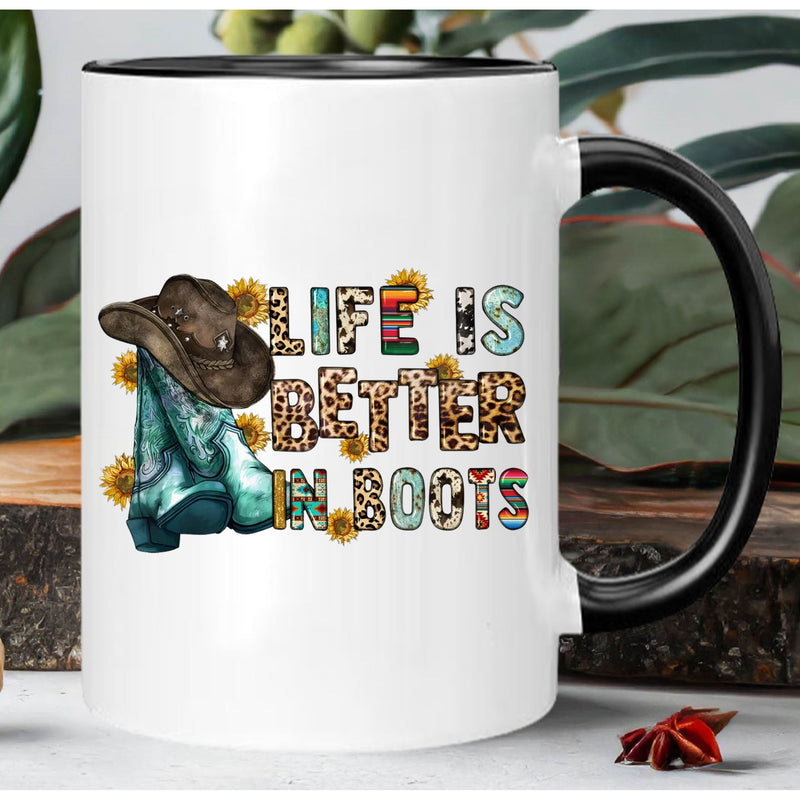 Tailorly Black Accent 11 oz Mug - colorful design