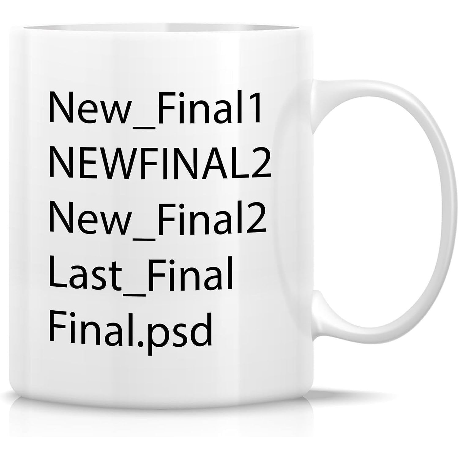 Tailorly White Ceramic 11 oz Mug - New Final 1 NEWFINAL 2 New Final 2 Last Final Final Psd Minimalist Ceramic White Surface Featuring Black Designer File Name Text