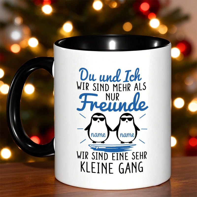 Tailorly Black Accent 11 oz Mug - you and i have again