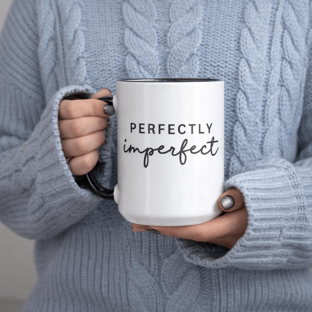 Tailorly Black Accent 11 oz Mug - inspirational quote