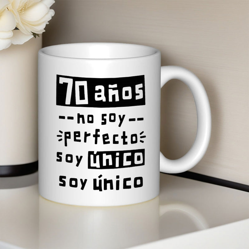 Tailorly White Ceramic 11 oz Mug - Clean With Artistic Black Typography Displaying Unique Text Mug