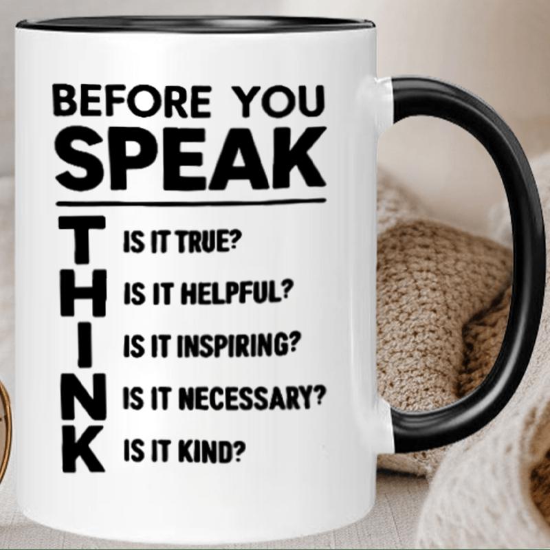 Tailorly Black Accent 11 oz Mug - item picture 11 ounce insulated ceramic coffee mug reusable thermal cup suitable for coffee tea elegant cup ideal for