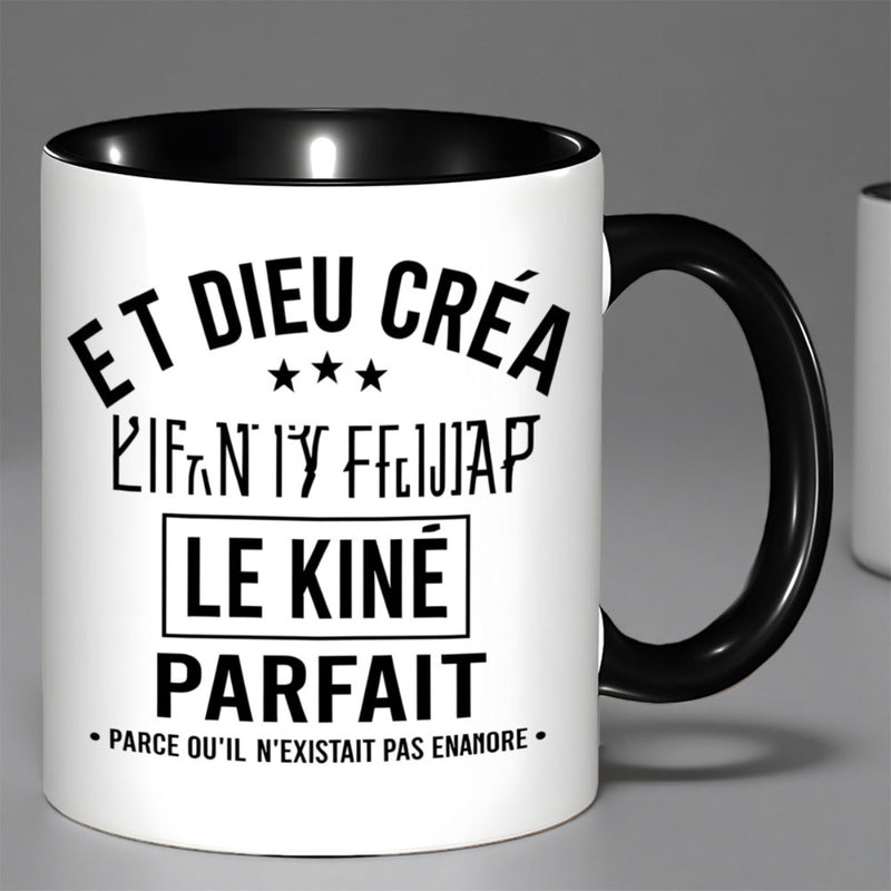 Tailorly Black Accent 11 oz Mug - le parfait nexistait pas slogan