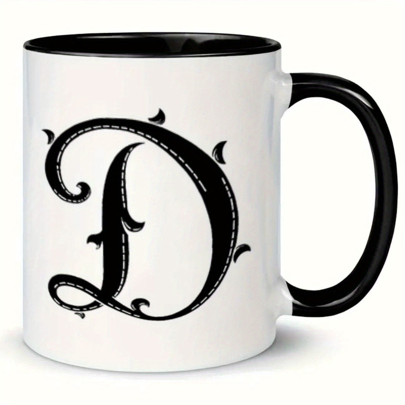 Tailorly Black Accent 11 oz Mug - letter