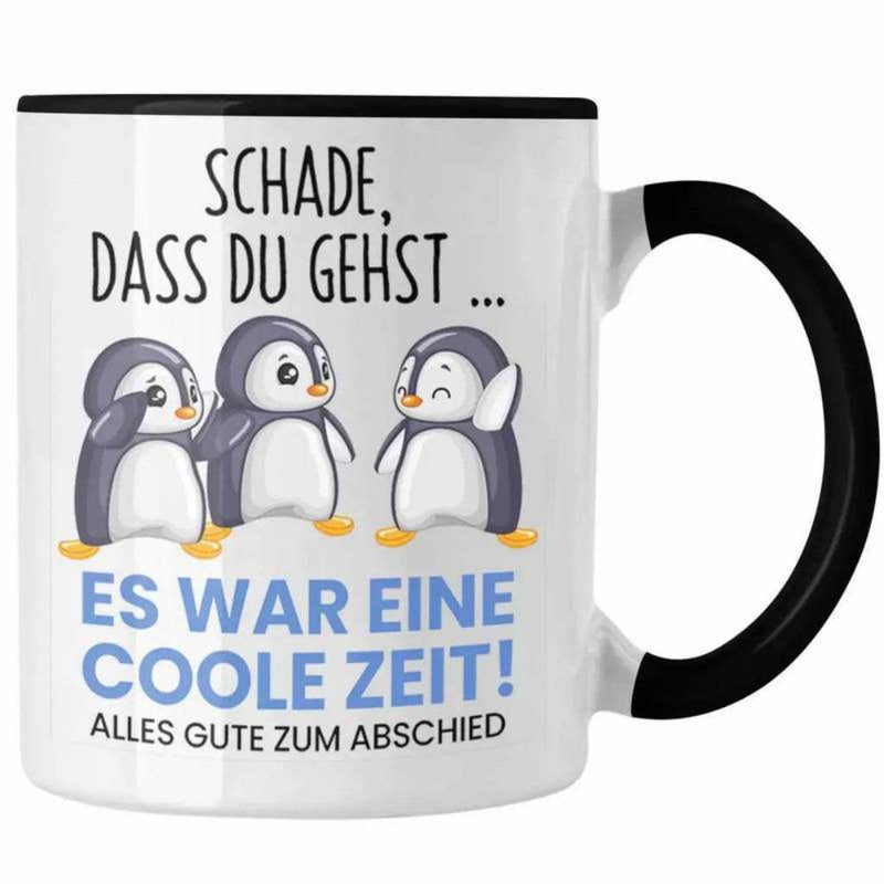 Tailorly Black Accent 11 oz Mug - what a you're leaving