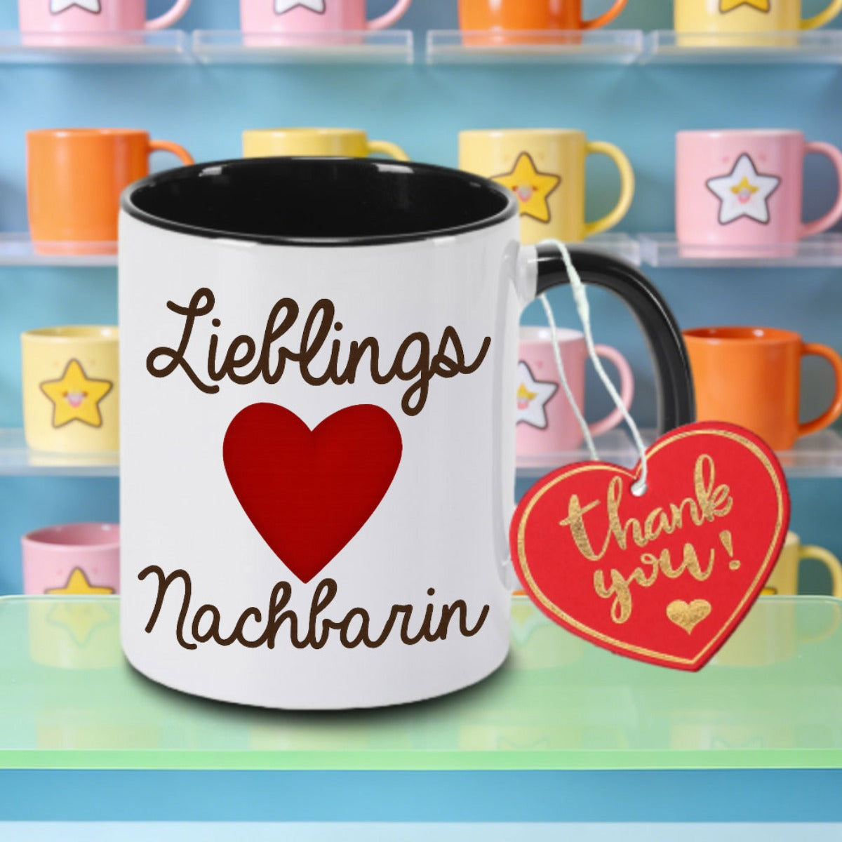 Tailorly Black Accent 11 oz Mug - lieblings