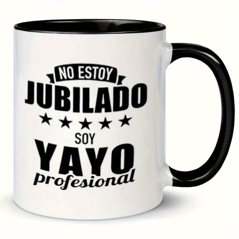 Tailorly Black Accent 11 oz Mug - stars