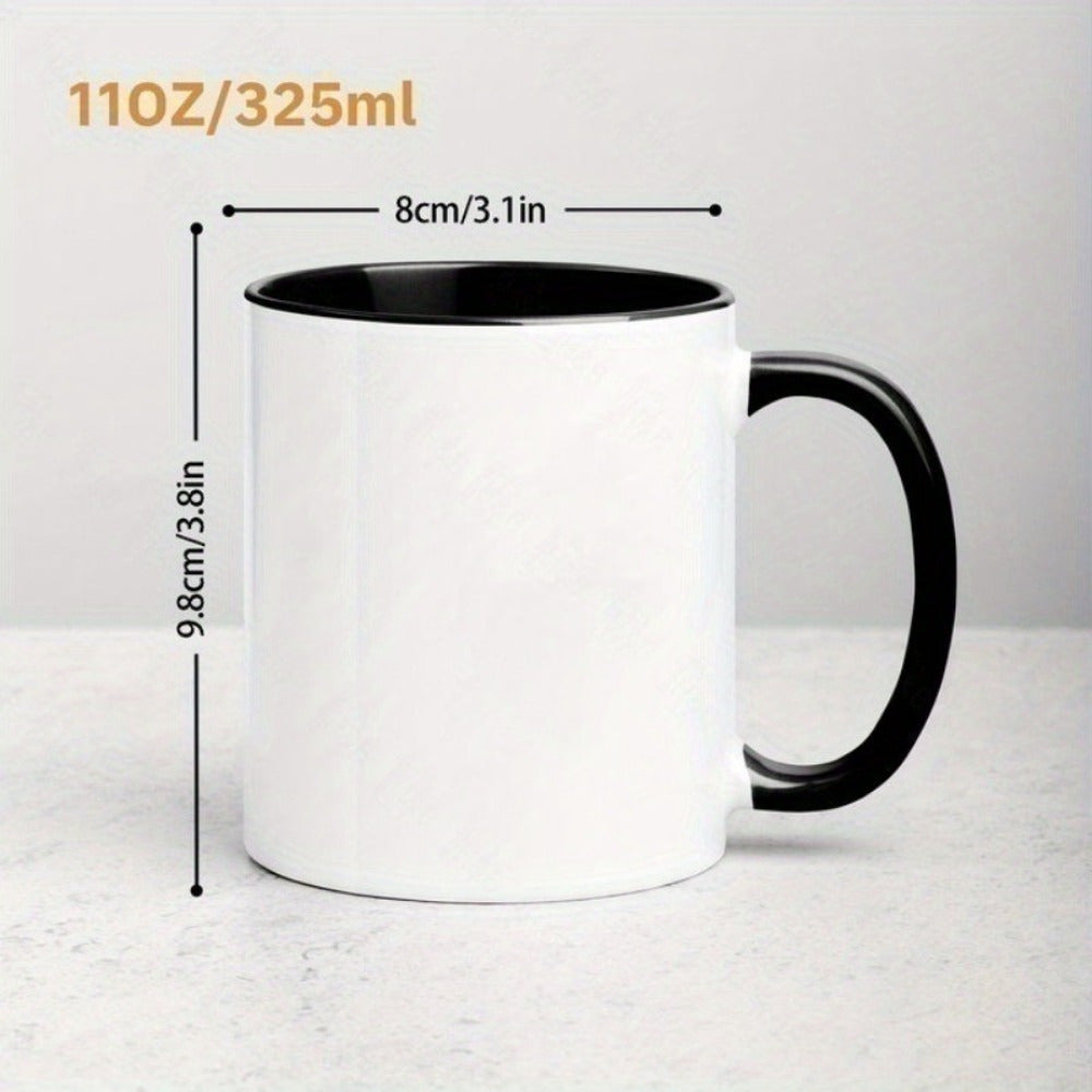 Tailorly Black Accent 11 oz Mug - drum set