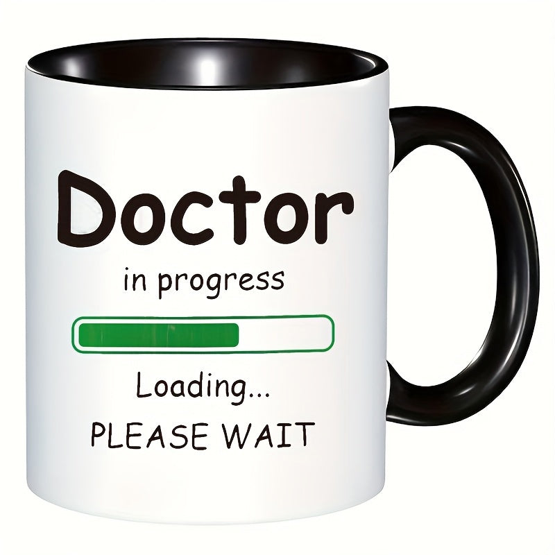 Tailorly Black Accent 11 oz Mug - funny in progress loading text with progress bar
