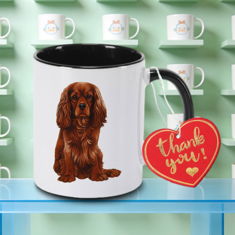 Tailorly Black Accent 11 oz Mug - item picture this ceramic coffee mug features with a suitable for all ages its a perfect birthday gift or an