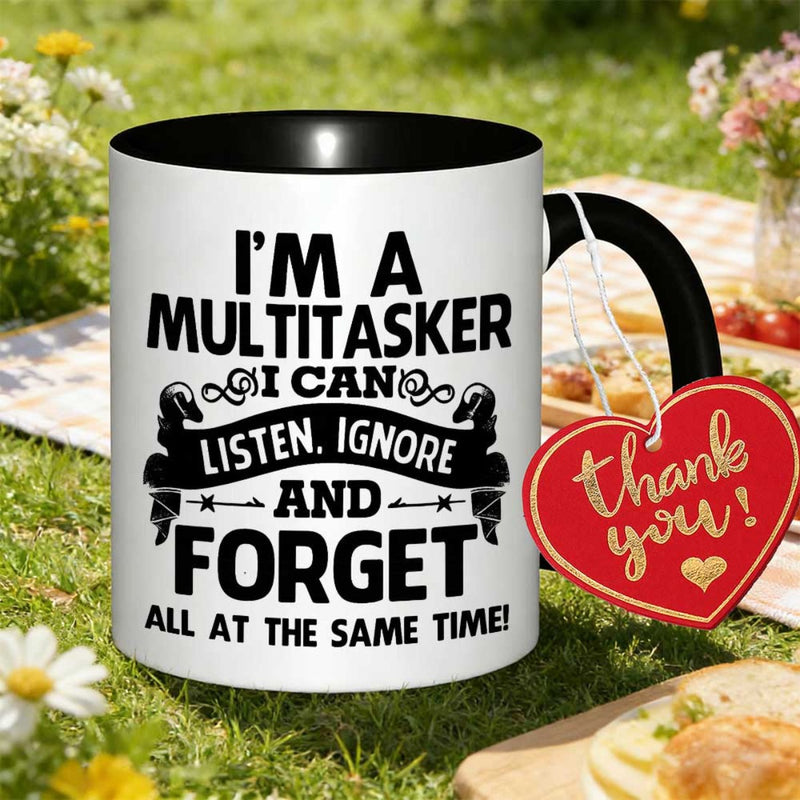 Tailorly Black Accent 11 oz Mug - funny "i'm a" novelty with colleagues family birthday christmas printed