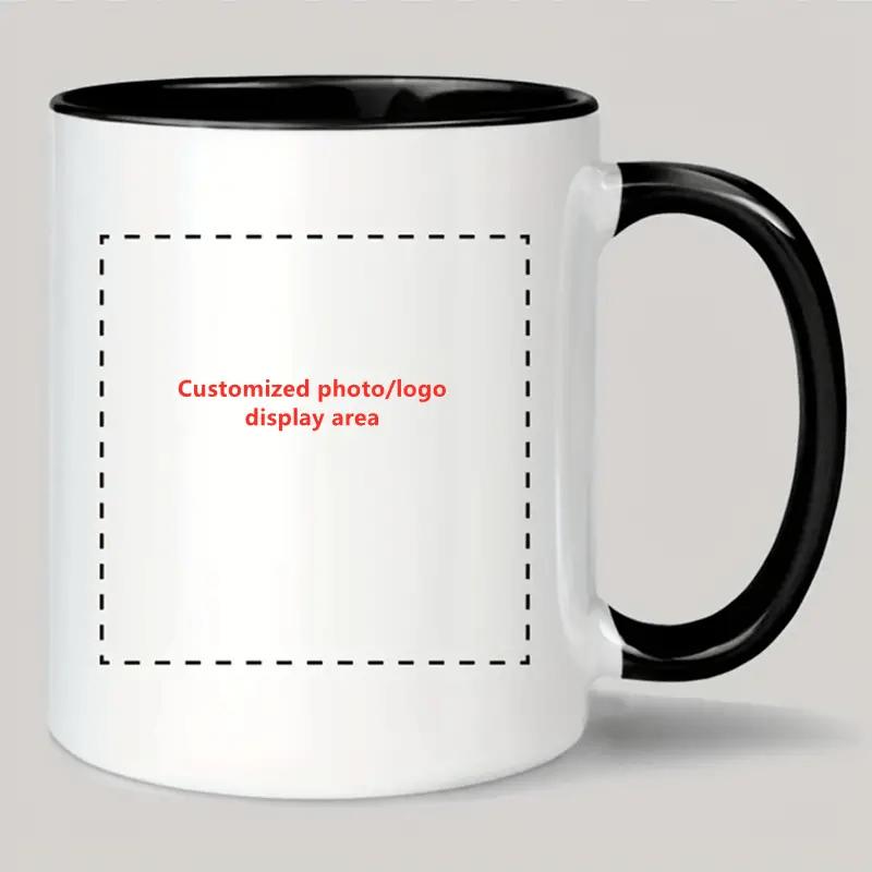 Tailorly Black Accent 11 oz Mug - picture， personalized photos
