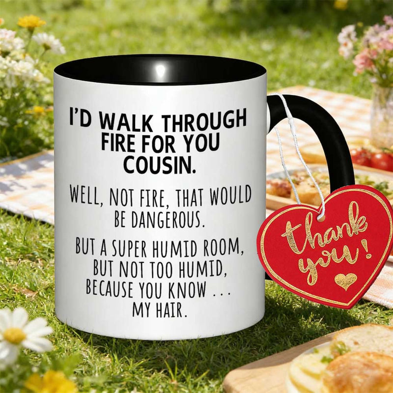 Tailorly Black Accent 11 oz Mug - walker cousin printed