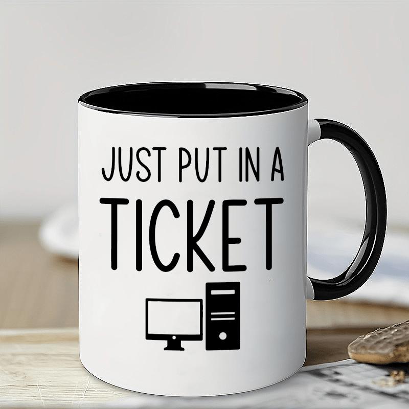 Tailorly Black Accent 11 oz Mug - funny computer geek design