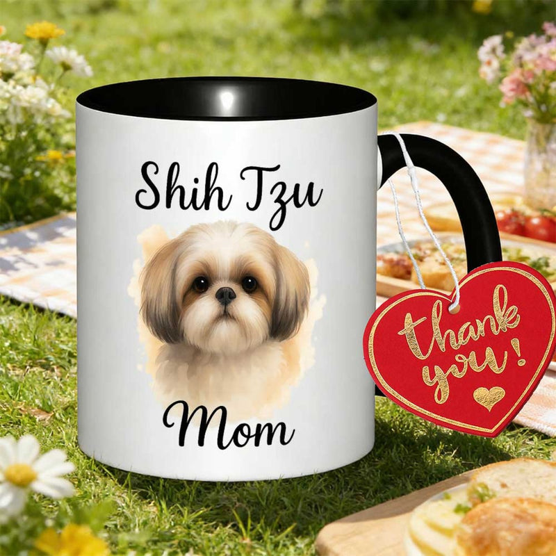 Tailorly Black Accent 11 oz Mug - cultural patterns