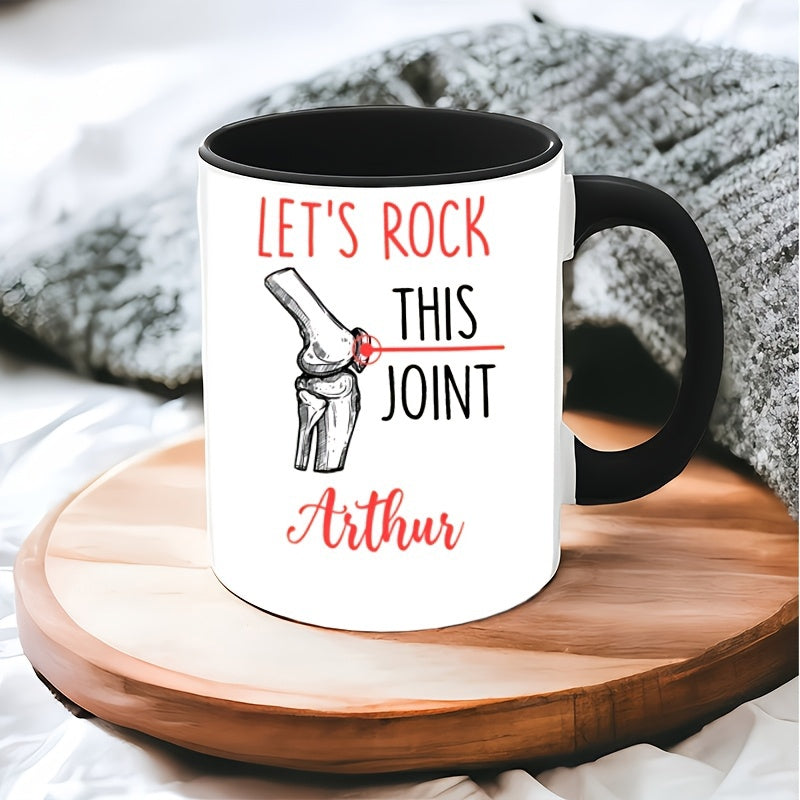 Tailorly Black Accent 11 oz Mug - lets get coffee