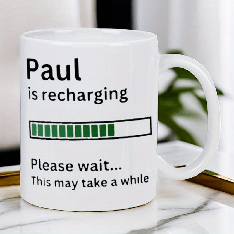 Tailorly Black Accent 11 oz Mug - battery design