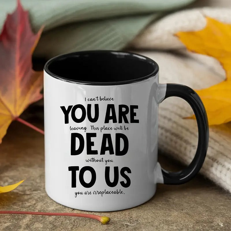 Tailorly Black Accent 11 oz Mug - modern stylish design