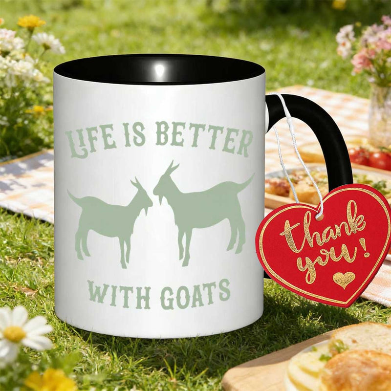 Tailorly Black Accent 11 oz Mug - item picture 11oz coffee mug featuring a celebrating that to life cooking classes or as a thoughtful gift for