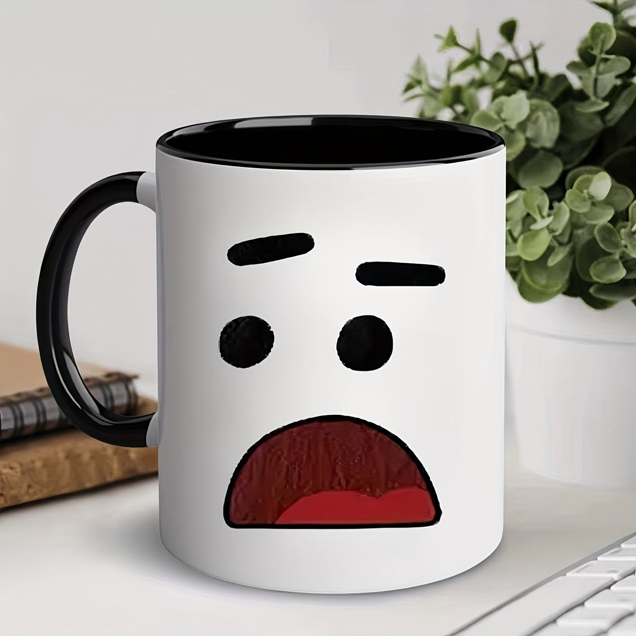 Tailorly Black Accent 11 oz Mug - cartoon