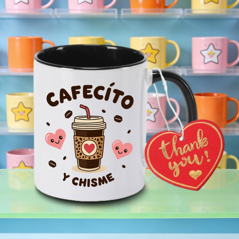 Tailorly Black Accent 11 oz Mug - design logo