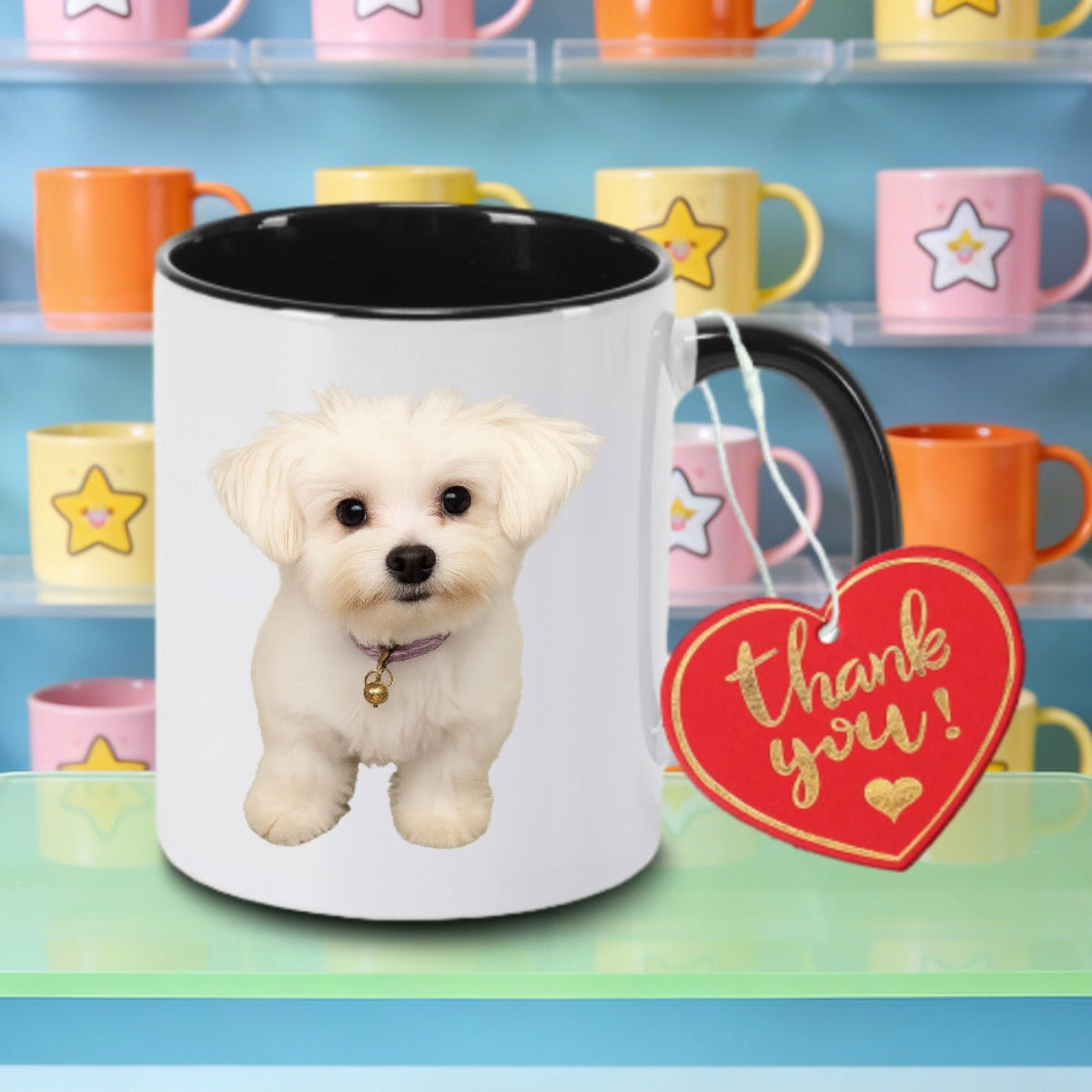 Tailorly Black Accent 11 oz Mug - cute logo