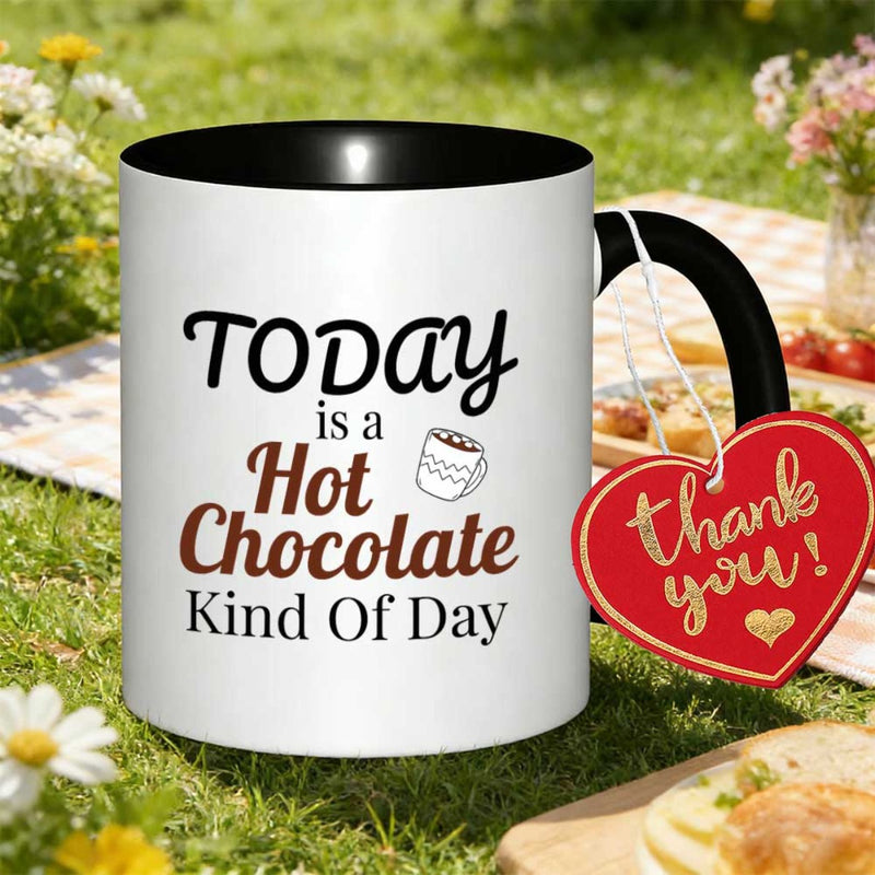 Tailorly Black Accent 11 oz Mug - item picture this 11oz daily mug features that celebrates of a hot making it a perfect gift for men and women