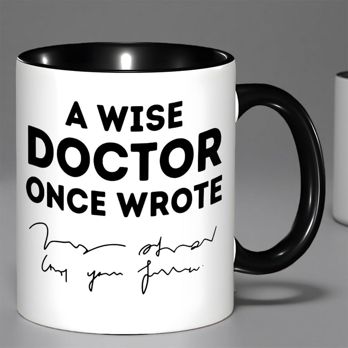 Tailorly Black Accent 11 oz Mug - item picture 1pc ceramic humor mug funny coffee cupbpa free insulatednon slip handlehand wash onlyideal gift for